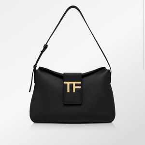 Tom Ford - GRAIN LEATHER TF MINI HOBO - Handbag